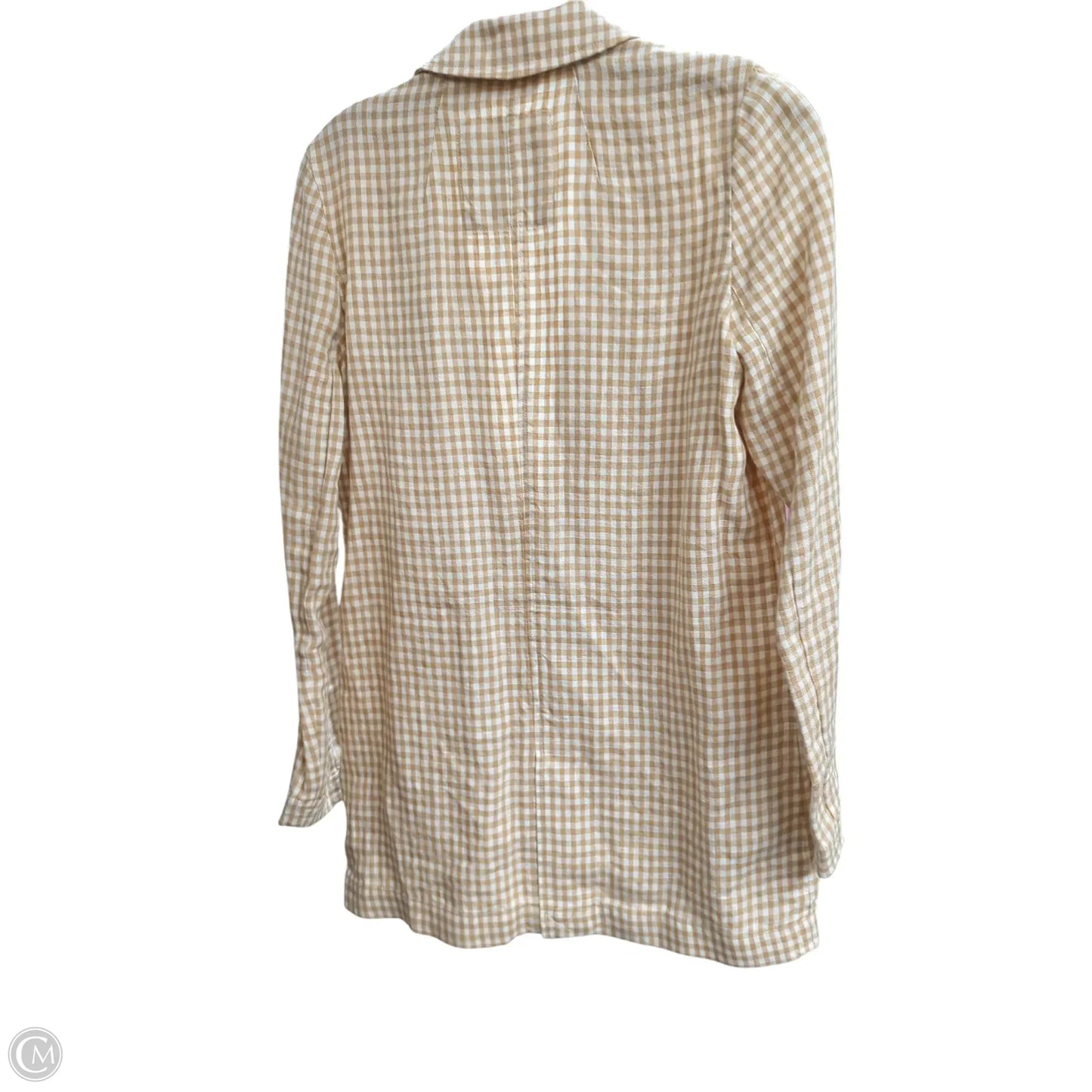 Blazer By Madewell In Tan & White, Size: Xs