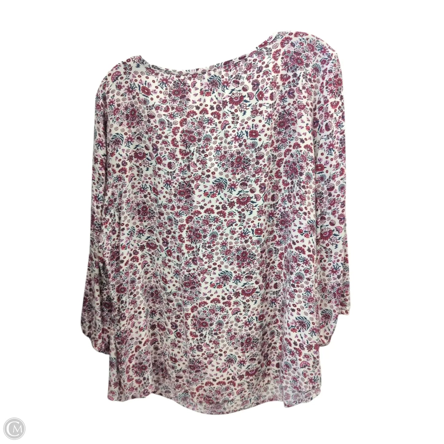 Top Long Sleeve By Sonoma In Purple, Size: Xxl