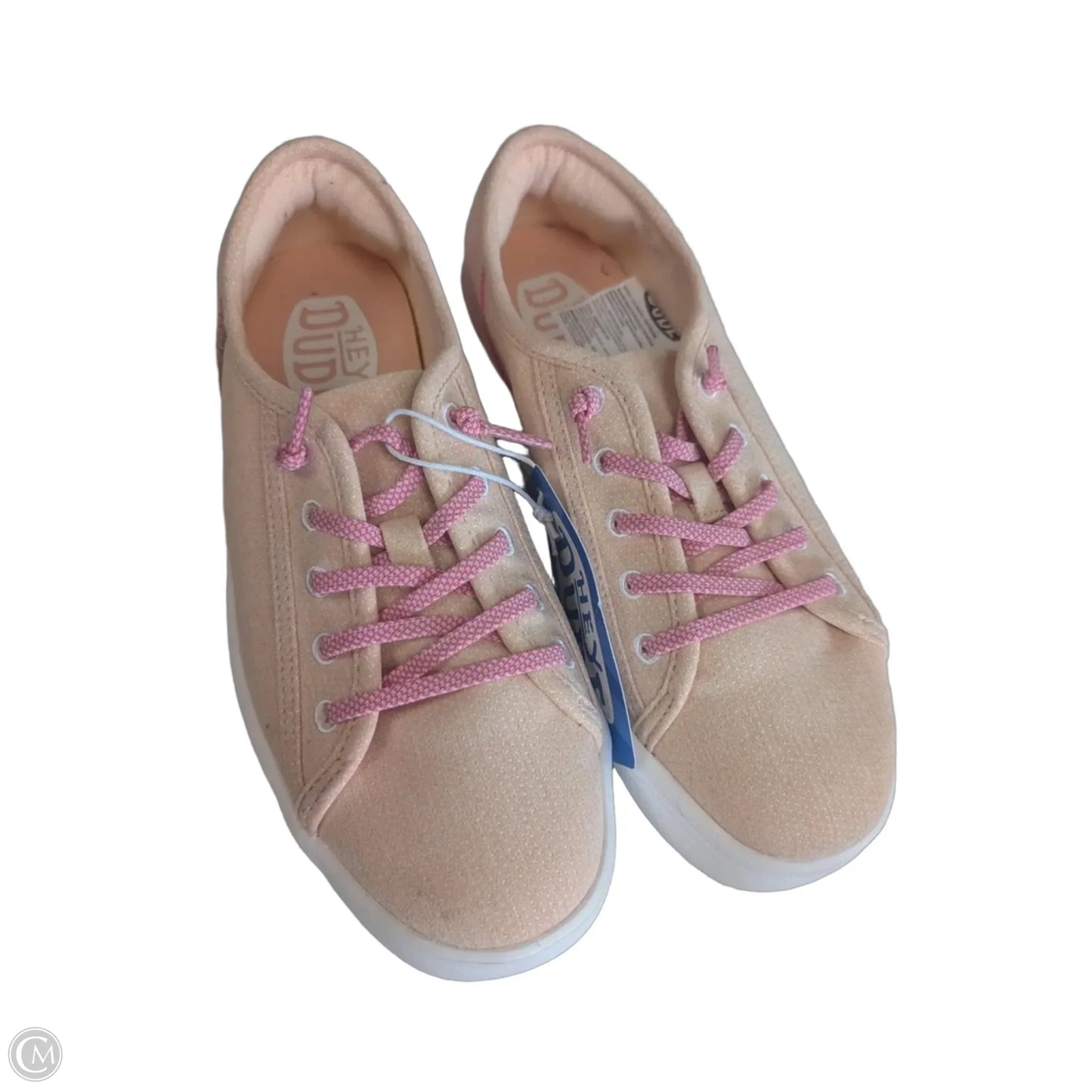 Shoes Sneakers By Hey Dude In Peach, Size: 6