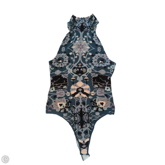 Bodysuit By Free People In Teal, Size: Sp