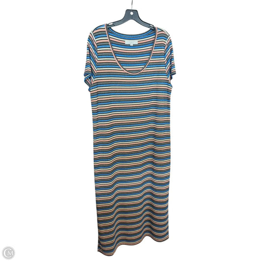 Dress Casual Maxi By Loft In Striped Pattern, Size: Xl