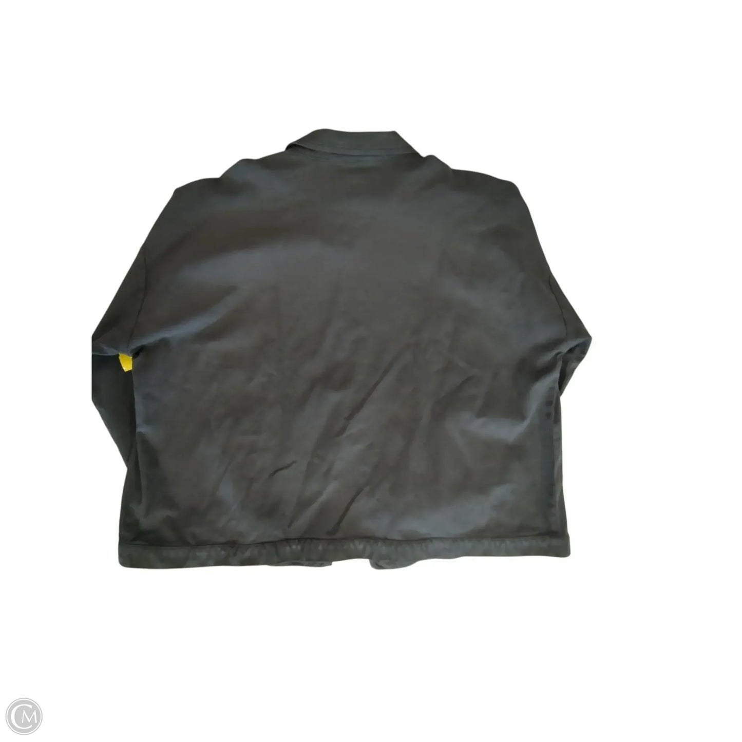 Jacket Shirt By Eileen Fisher In Green, Size: Xl