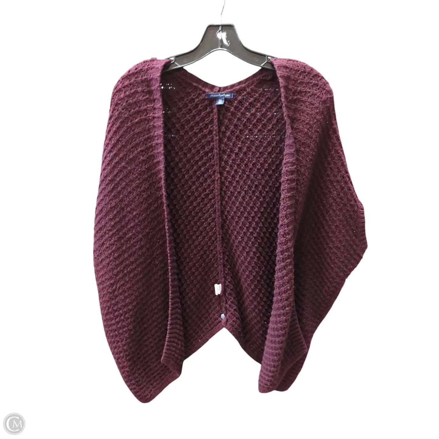 Cardigan By American Eagle In Maroon, Size: Xs