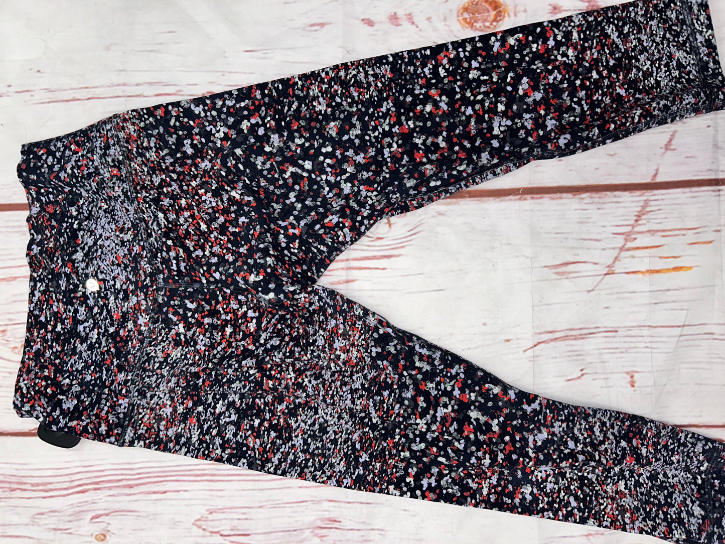 Athletic Leggings By Lululemon In Multi-colored, Size: 8