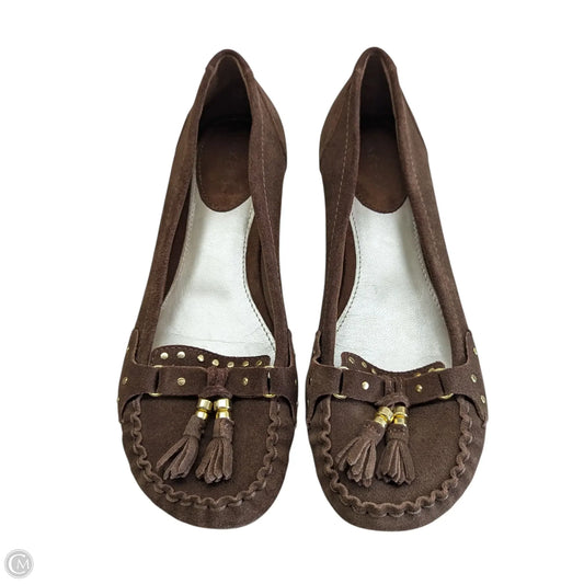 Shoes Flats By Bakers Shoes In Brown, Size: 10