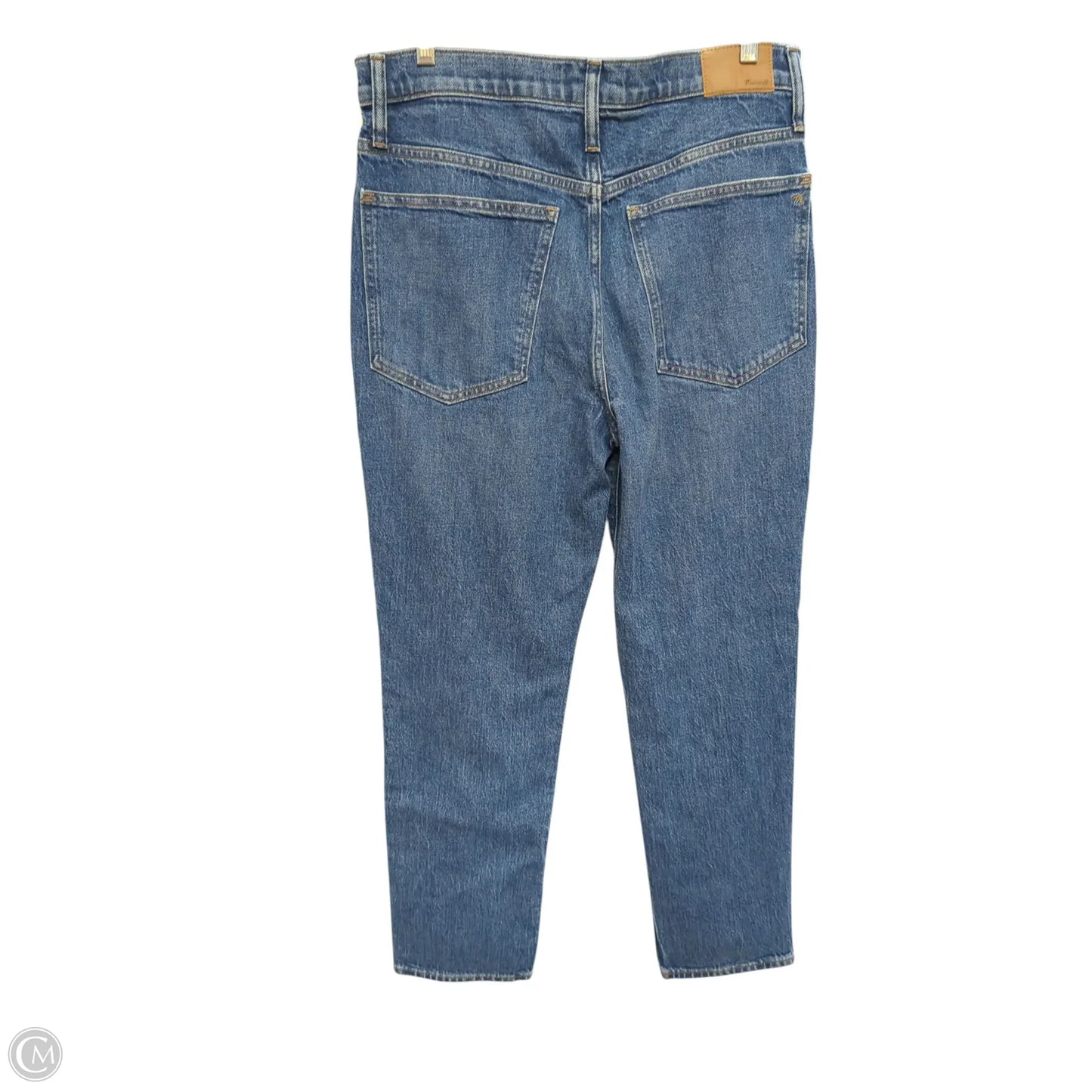 Jeans Straight By Madewell In Blue Denim, Size: 10