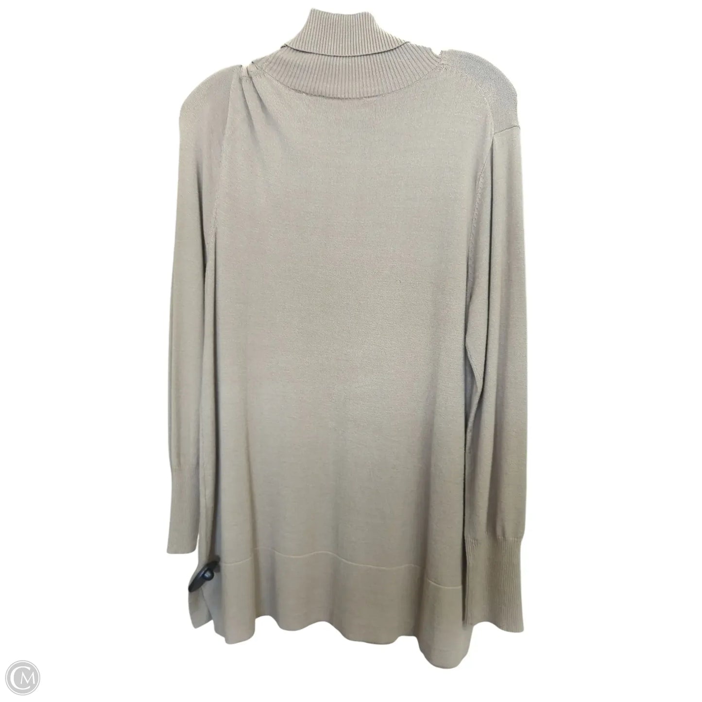 Top Long Sleeve By Soft Surroundings In Taupe, Size: M