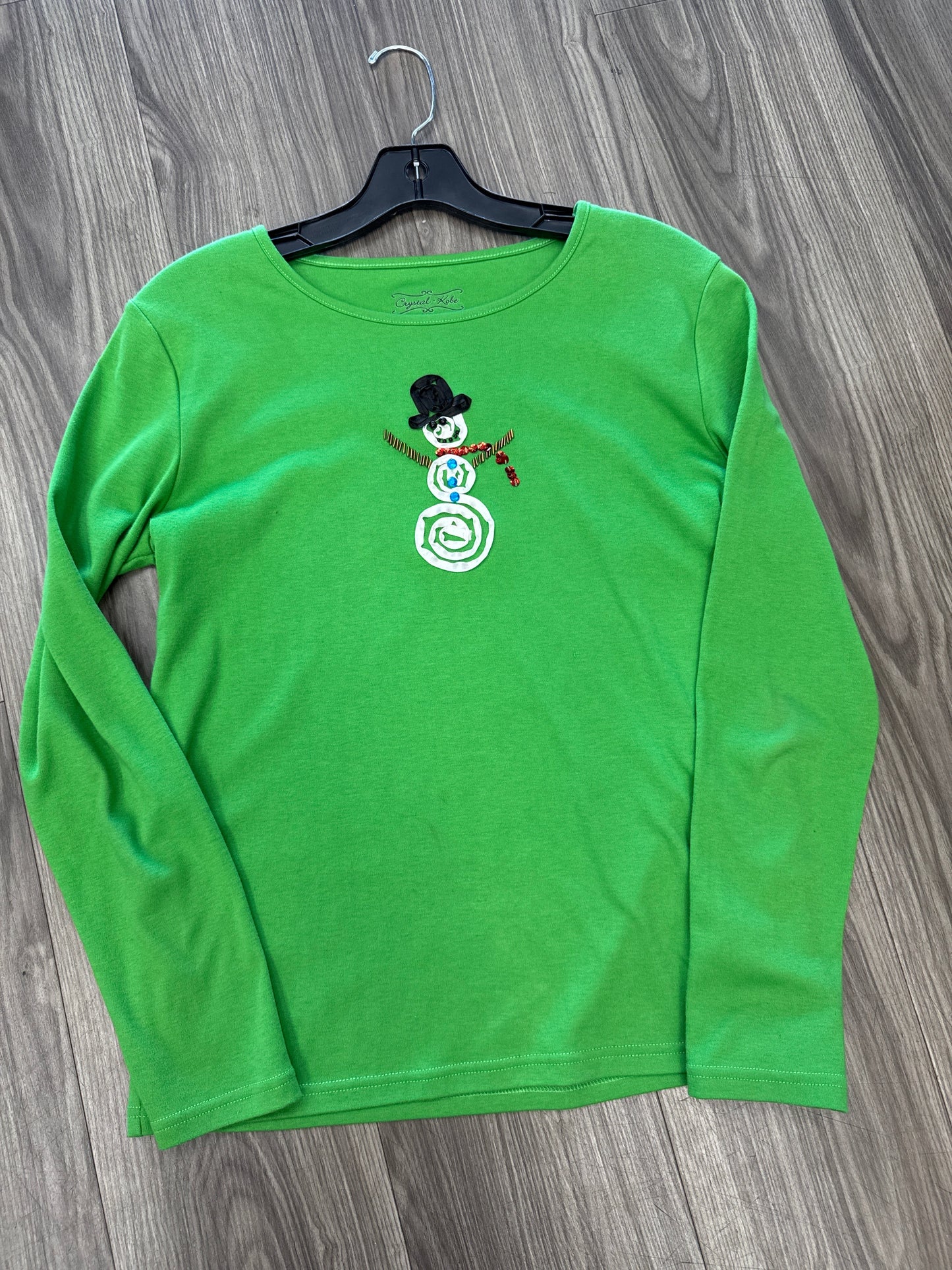 Top Long Sleeve By Clothes Mentor In Green, Size: M