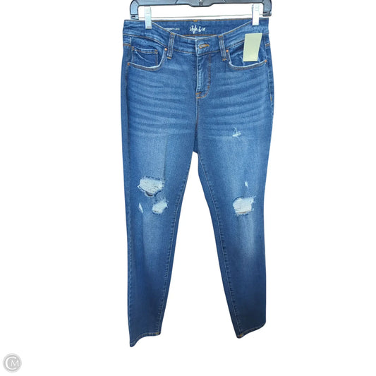 Jeans Skinny By Style And Co Collection Women In Blue Denim, Size: 4