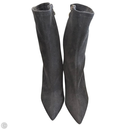 Boots Ankle Heels By Clothes Mentor In Black, Size: 7.5