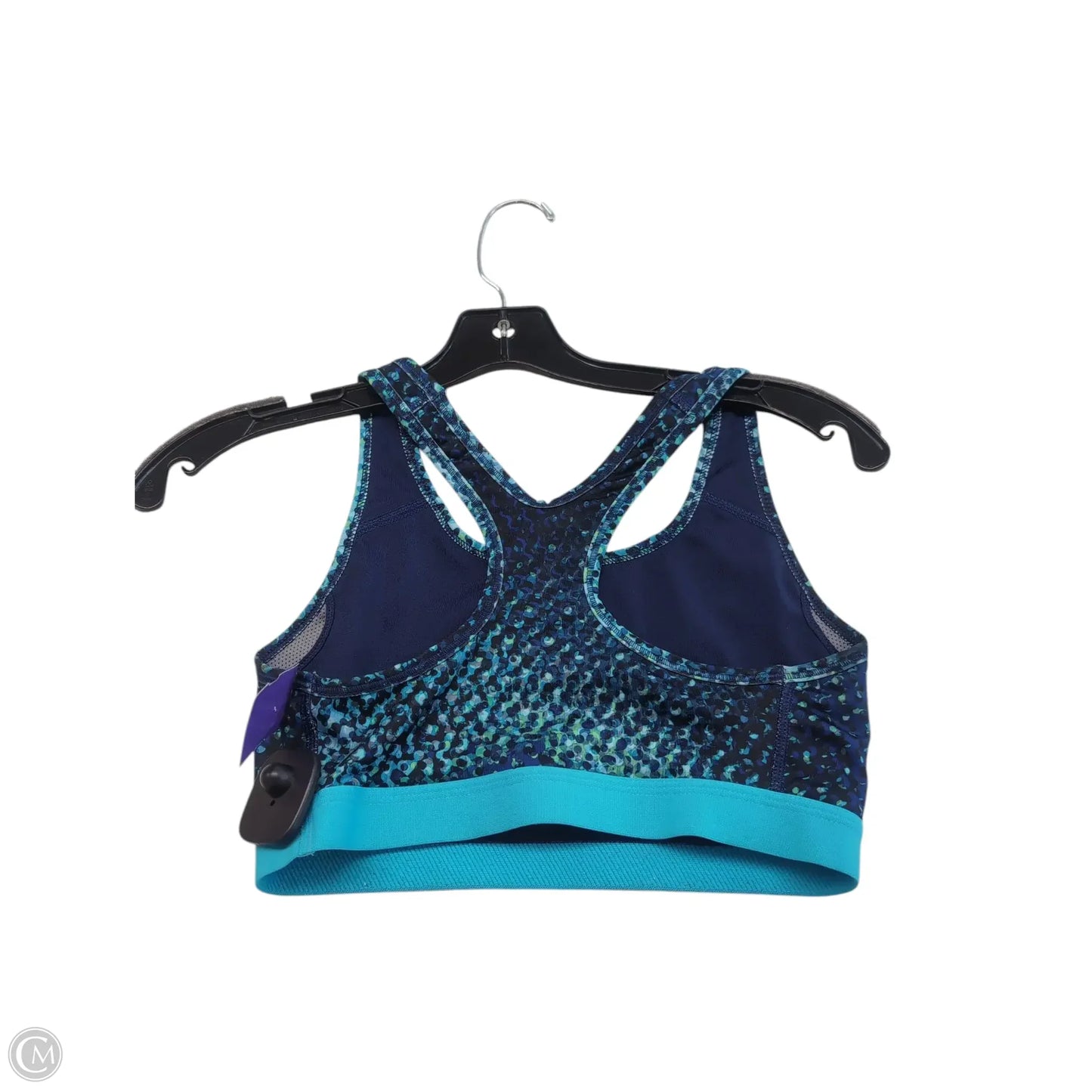 Athletic Tank Top By Nike In Blue & Green, Size: S