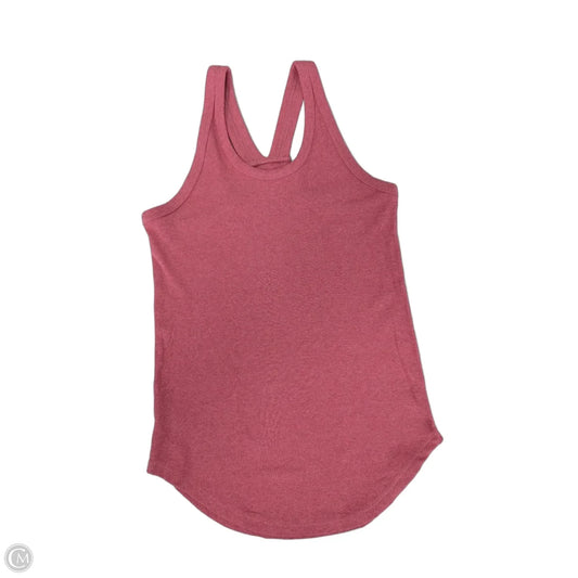 Top Sleeveless By Loft In Pink, Size: M
