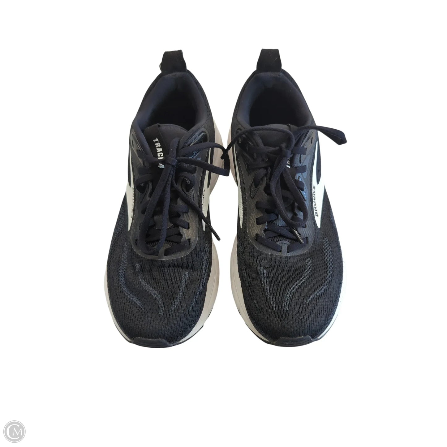 Shoes Athletic By Brooks In Black & White, Size: 8