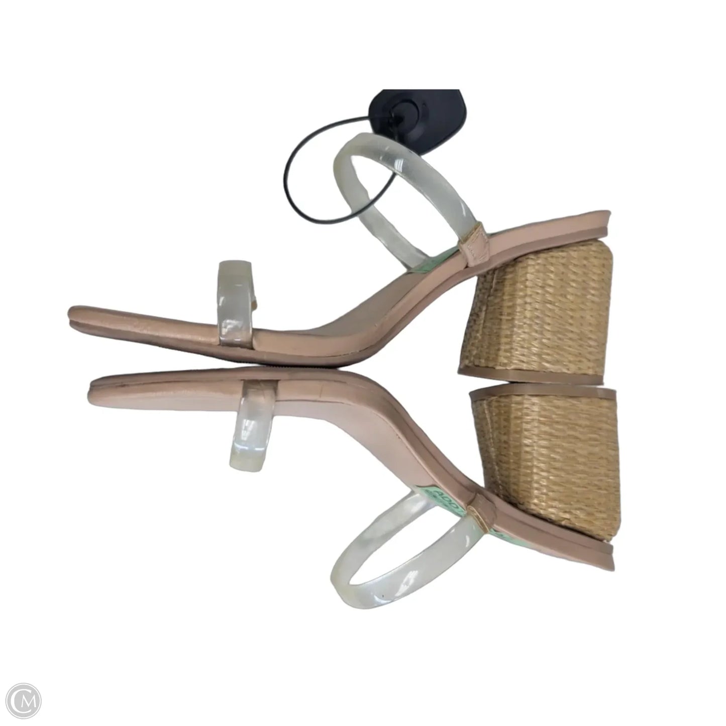 Sandals Heels Block By A New Day In Clear, Size: 8