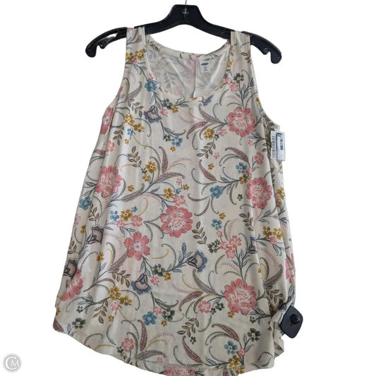 Top Sleeveless By Old Navy In Paisley Print, Size: Xs