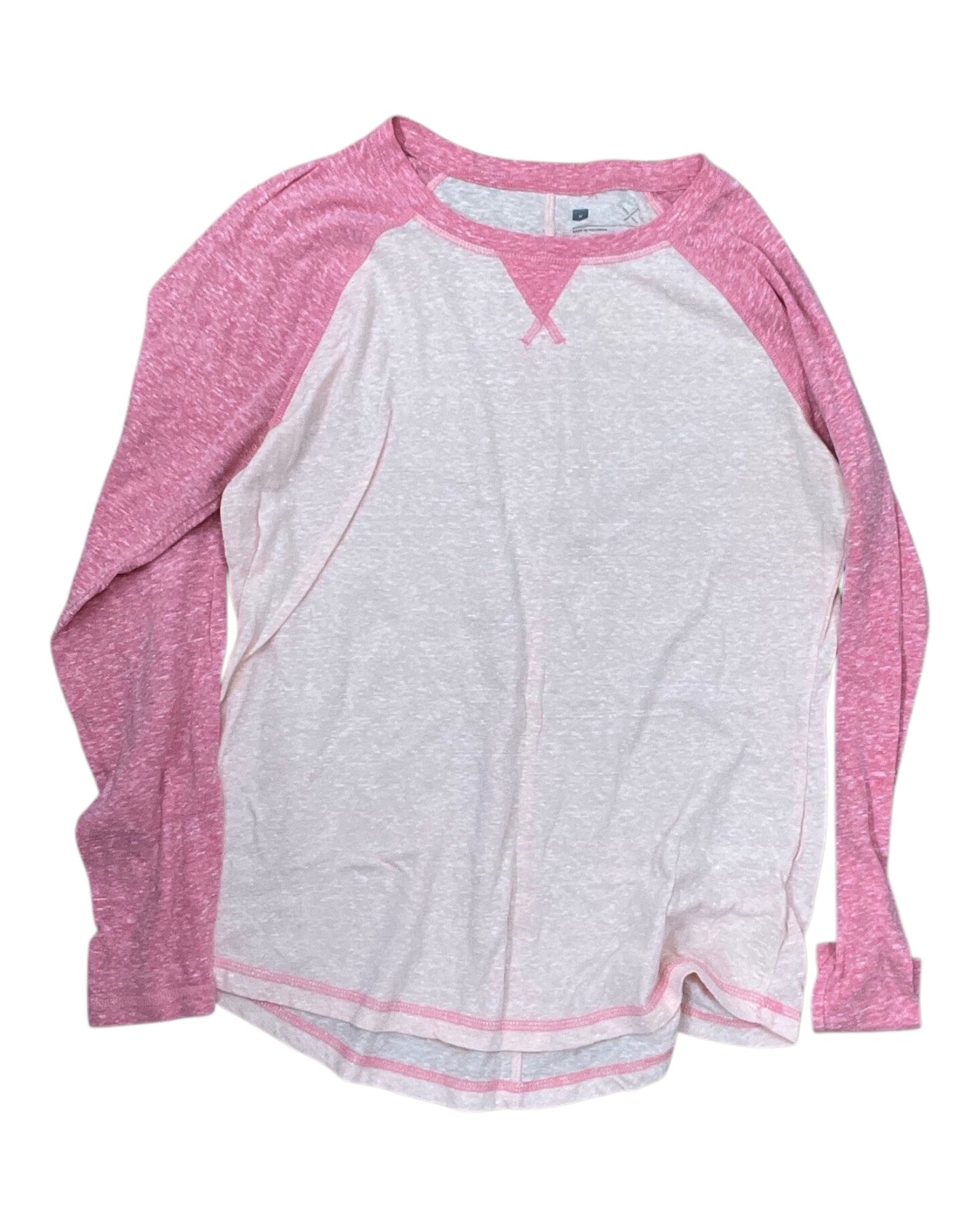 Top Ls By Xersion In Orange & Pink, Size:M