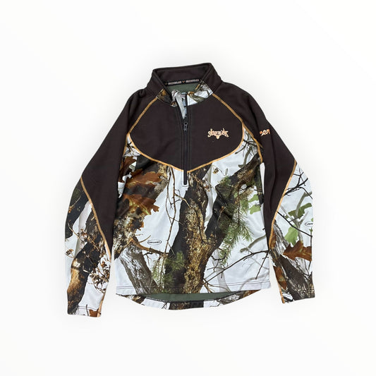 Sweatshirt Crewneck By Clothes Mentor In Brown, Size:M