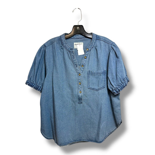 Top Short Sleeve By Velvet  Size: L