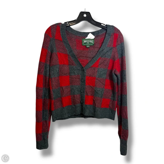 Cardigan By American Eagle In Red, Size: S