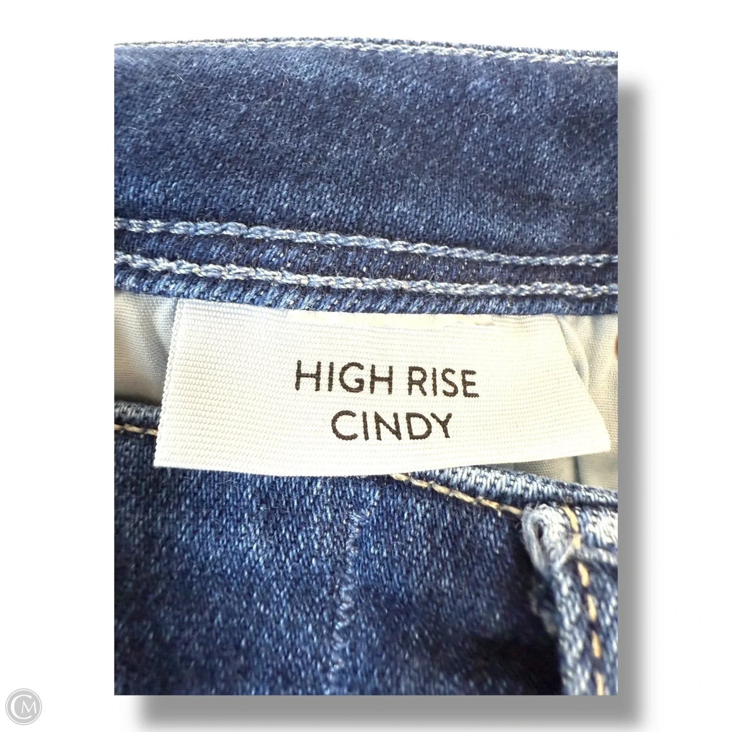 Jeans high rise Boot Cut By Paige In Blue Denim, Size: 6