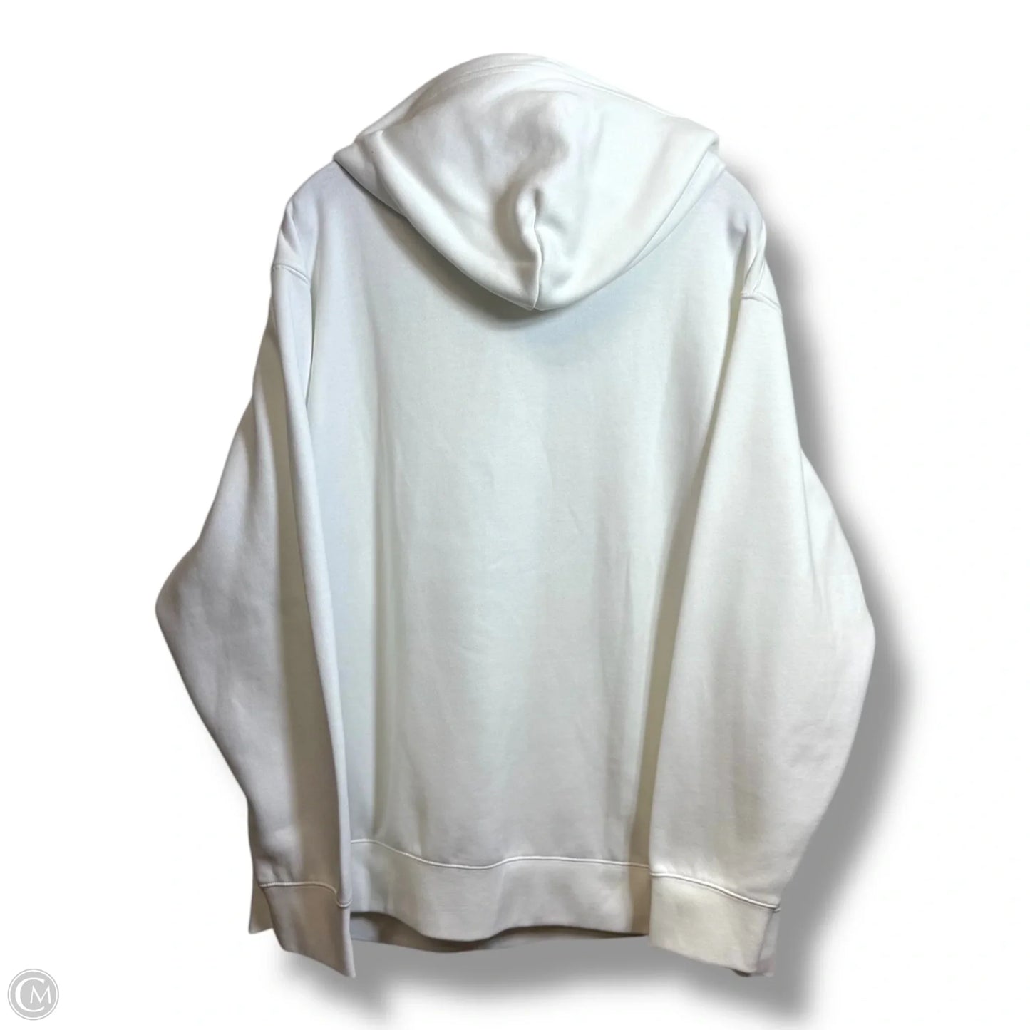 Sweatshirt Hoodie By Levis In White, Size: L