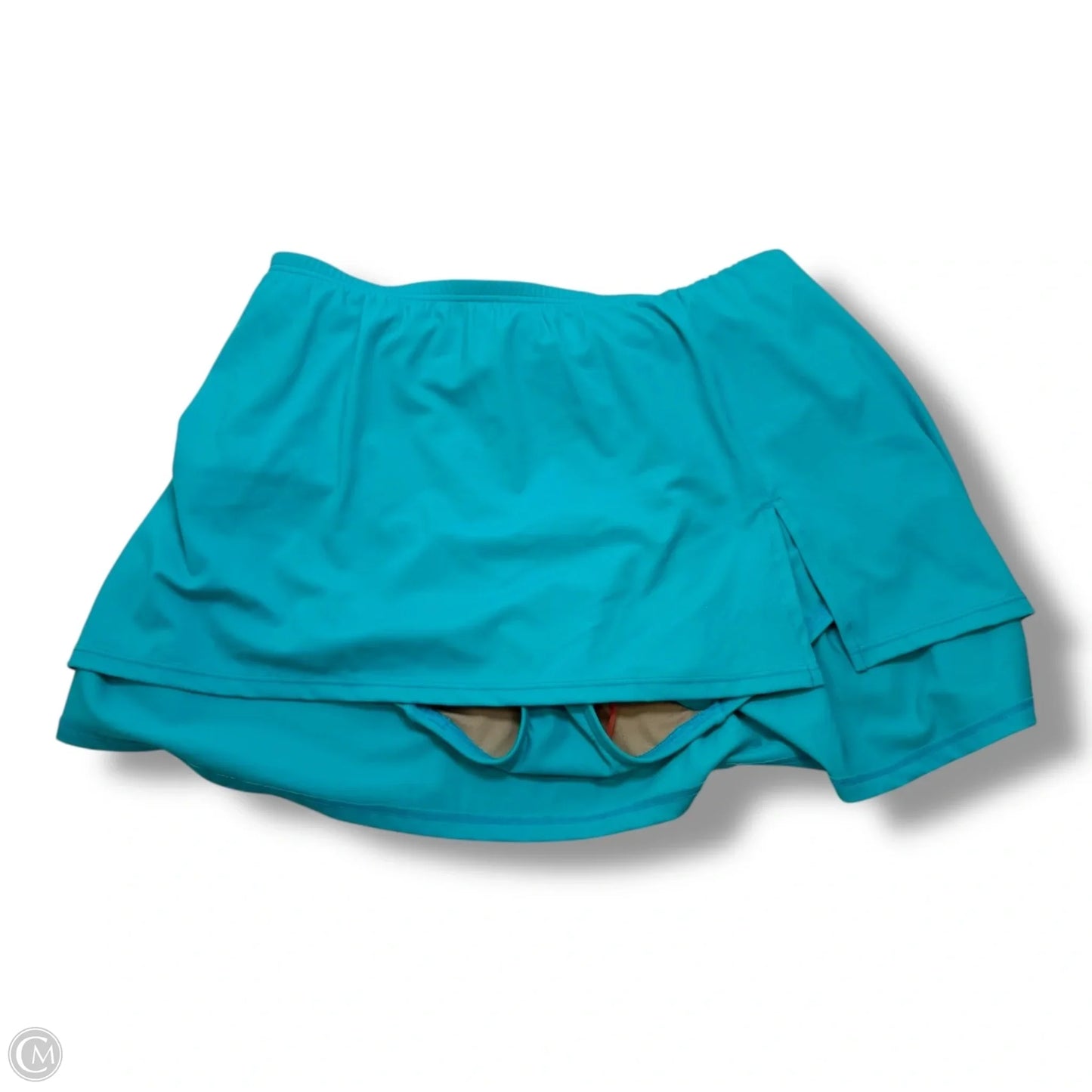 Tankini Swimsuit 2pc By Cacique In Teal, Size: 26