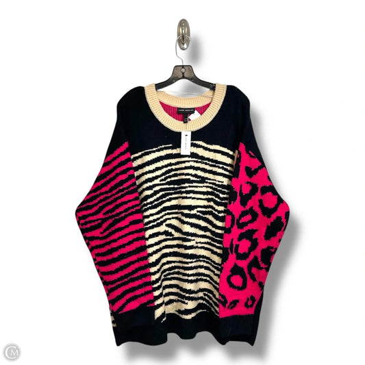 Sweater By Lane Bryant In Animal Print, Size: 2x