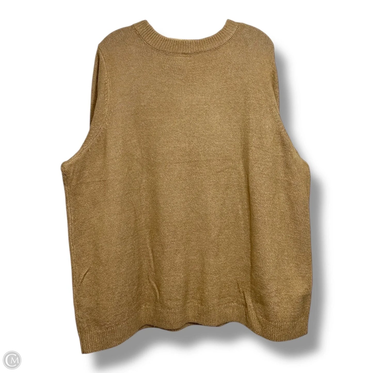 Top Long Sleeve By Lane Bryant In Tan, Size: 2x