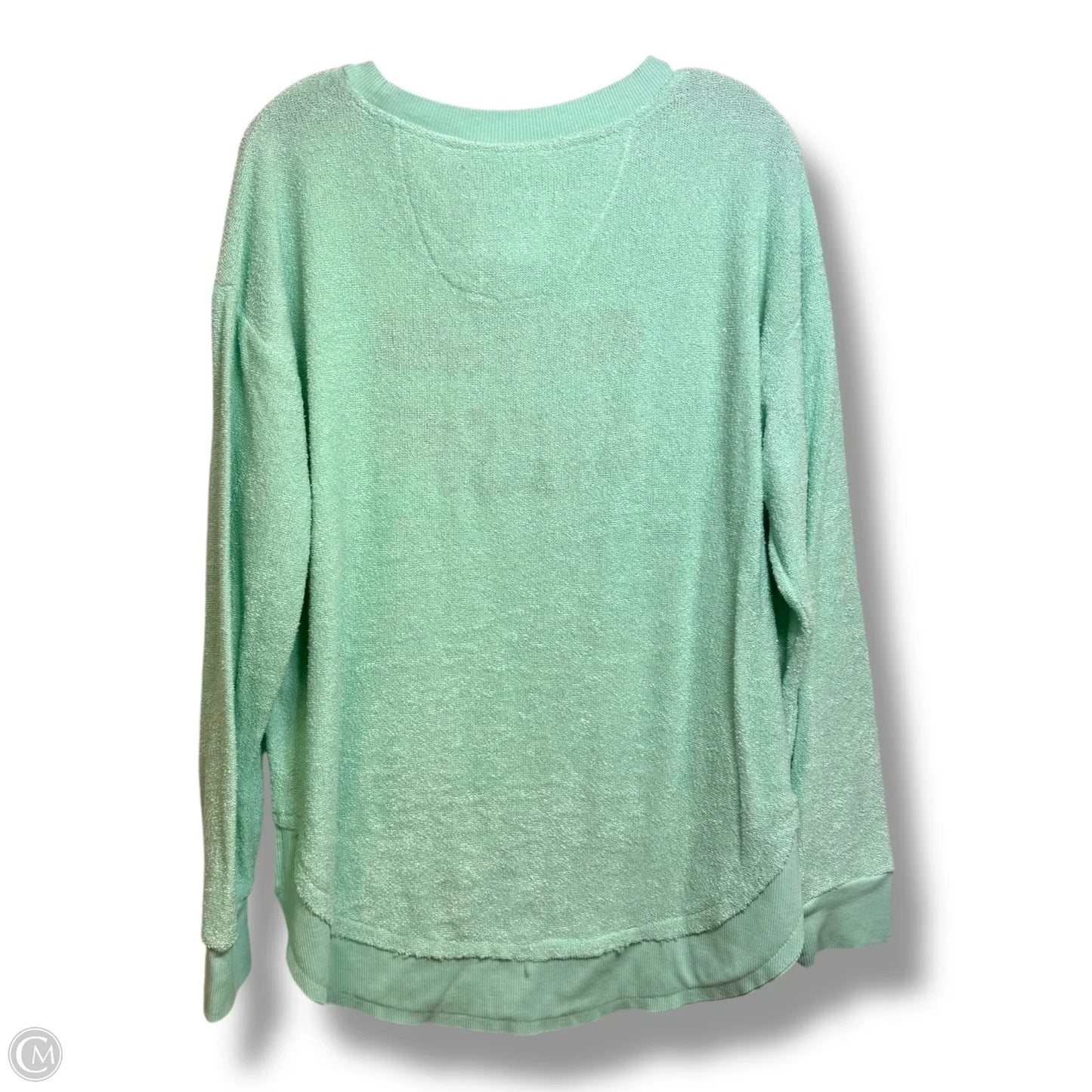 Top Long Sleeve Basic By Simply Southern In Teal, Size: Xl