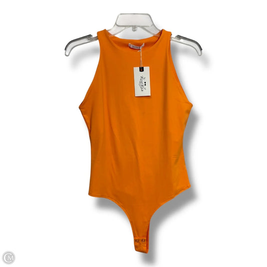 Bodysuit By Clothes Mentor In Orange, Size: M