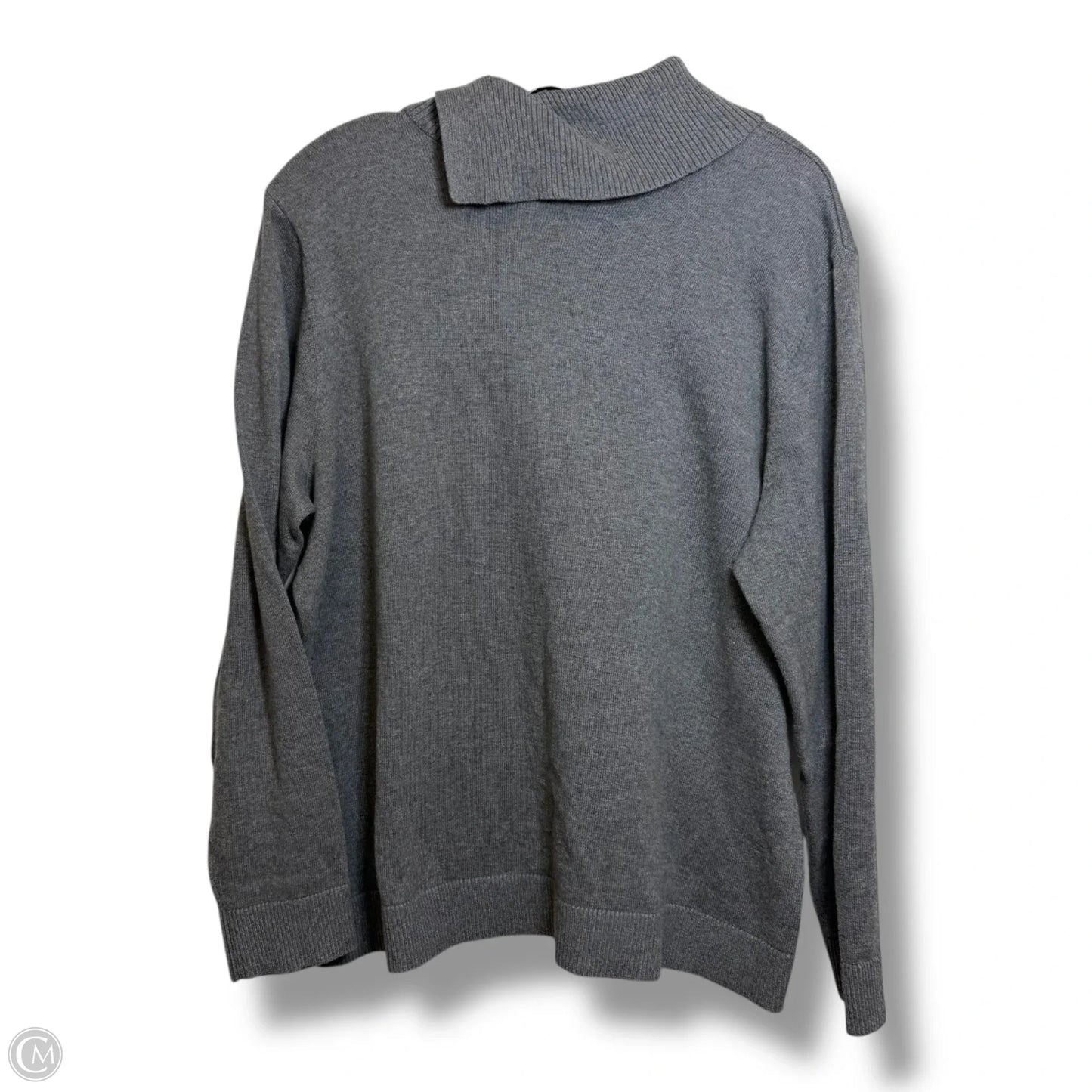 Holiday cardinal Top Long Sleeve Basic By Cmf In Grey, Size: Xl