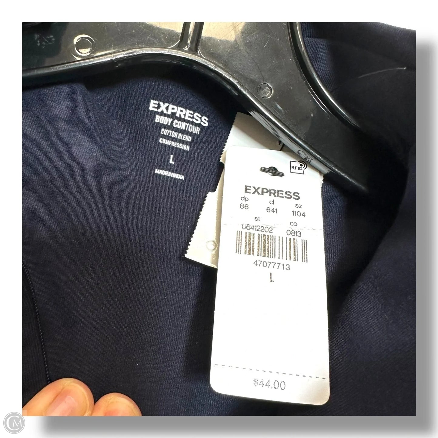 Bodysuit By Express In Navy, Size: L
