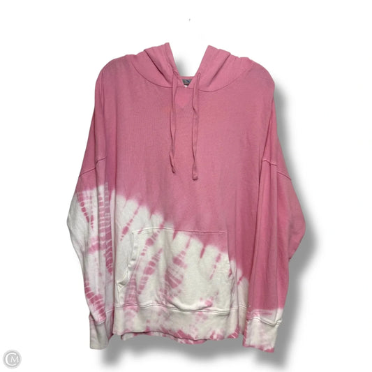 Sweatshirt Hoodie By Zelos In Tie Dye Print, Size: 1x
