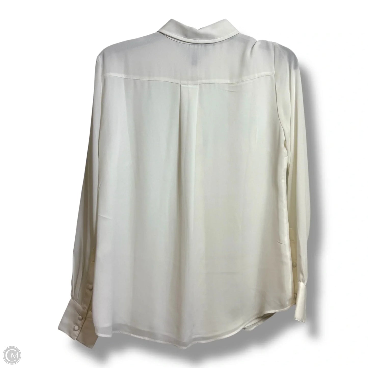 Top Long Sleeve By White House Black Market In White, Size: 4