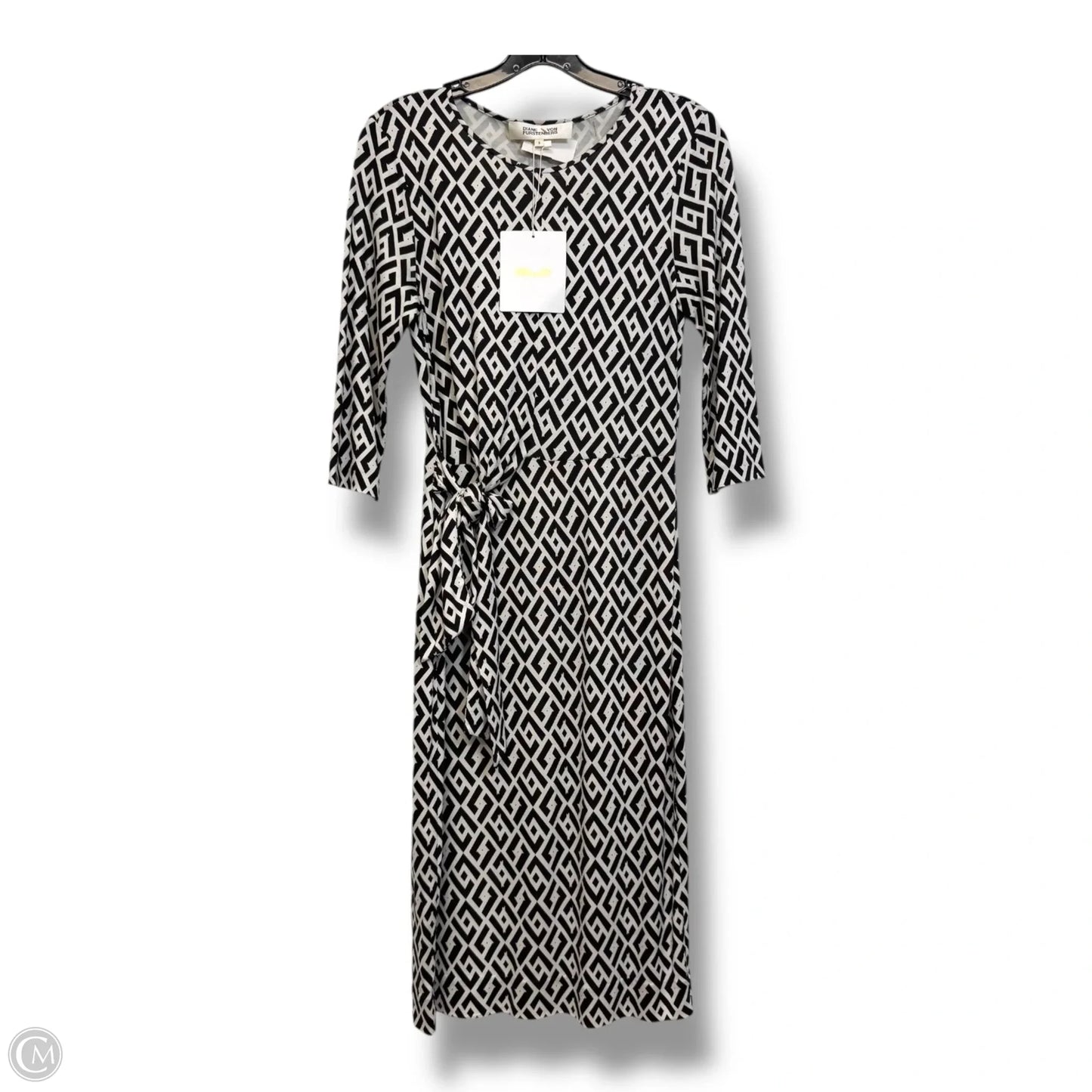 Dress Designer By Diane Von Furstenberg In Black & White, Size: S