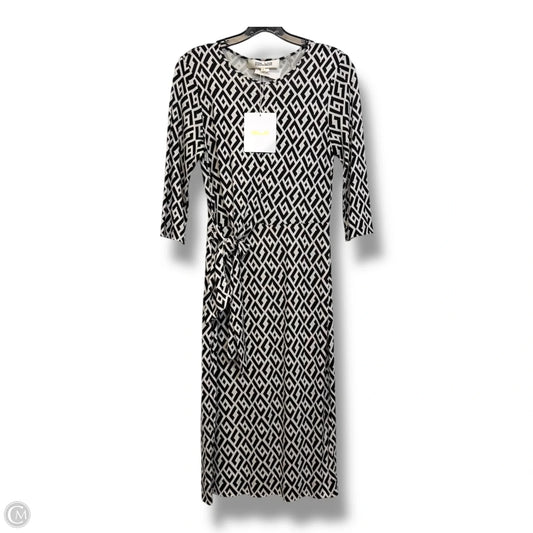 Dress Designer By Diane Von Furstenberg In Black & White, Size: S