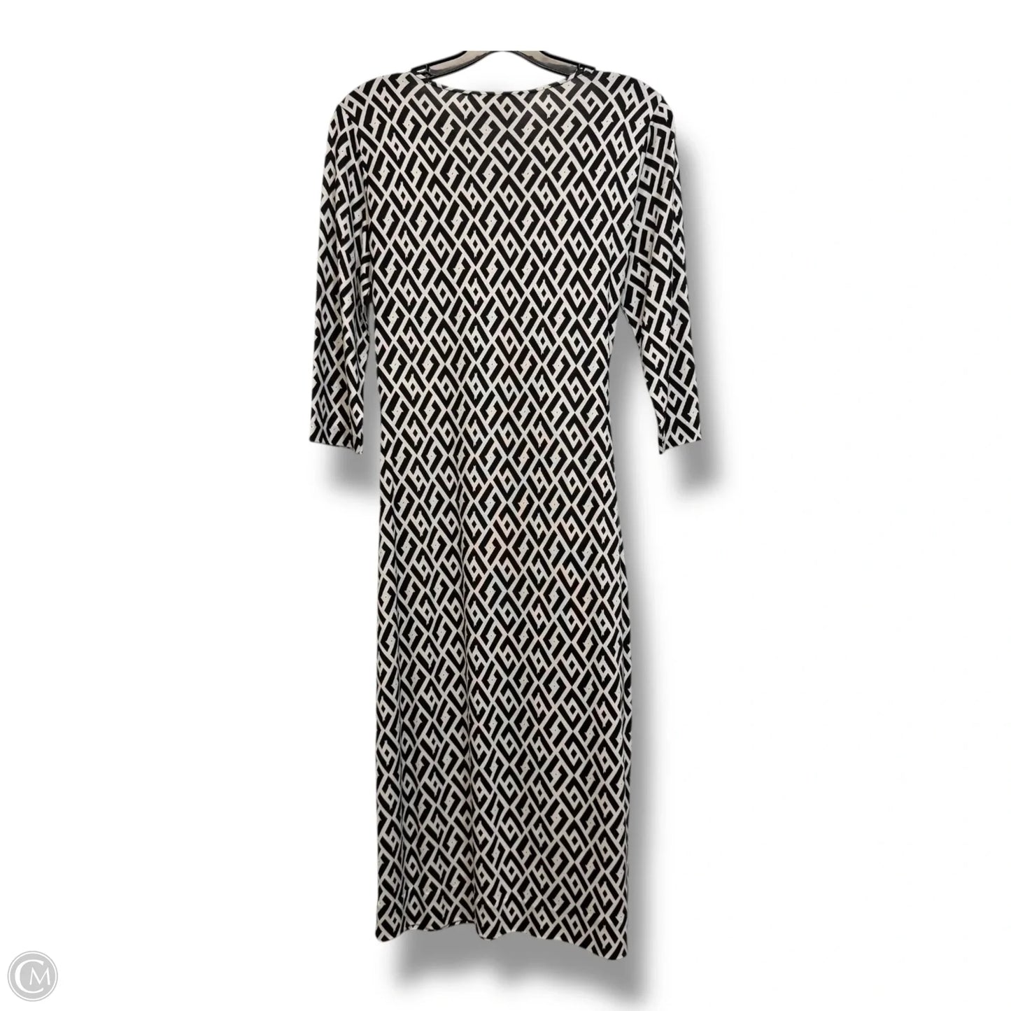 Dress Designer By Diane Von Furstenberg In Black & White, Size: S