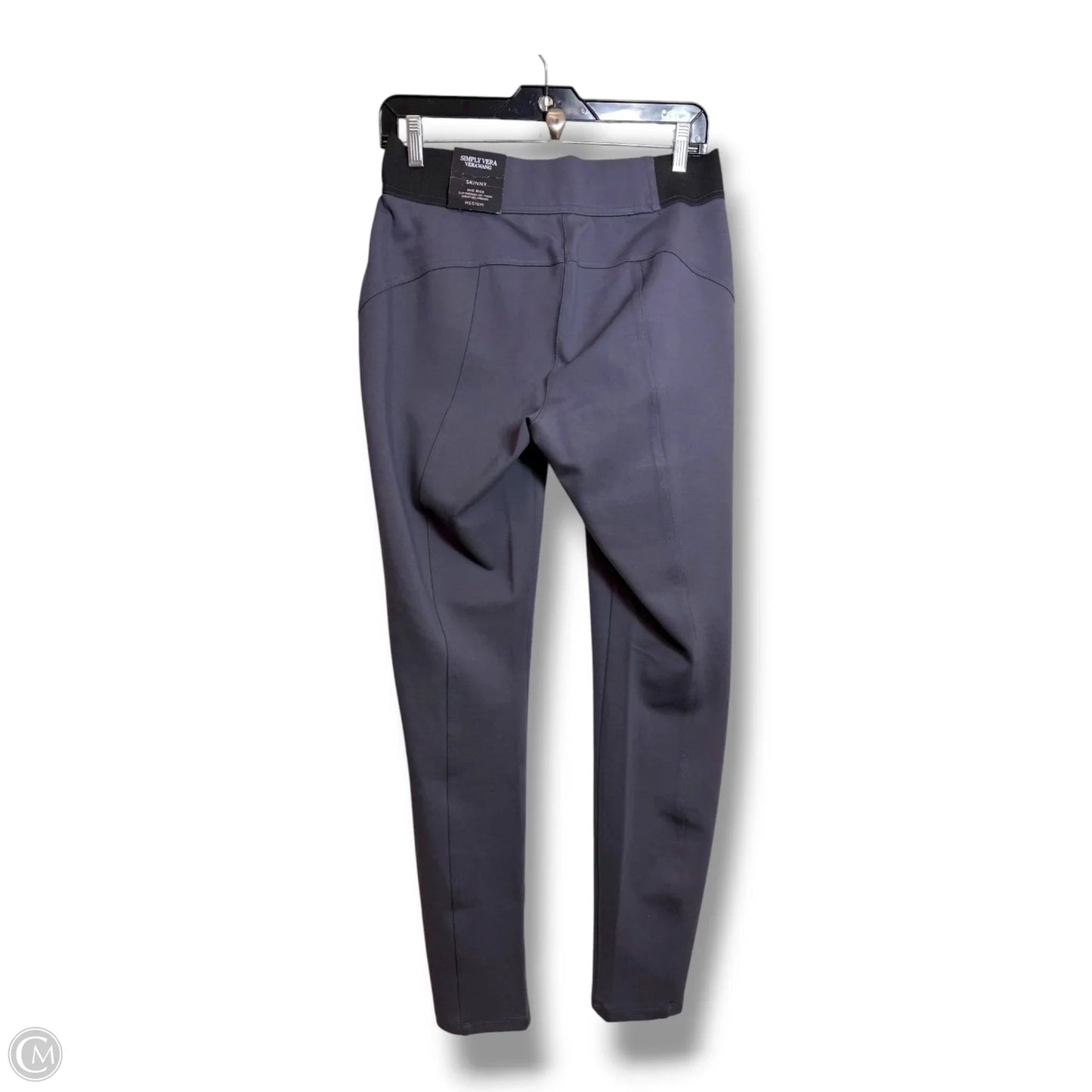 Pants Leggings By Simply Vera In Grey, Size: M