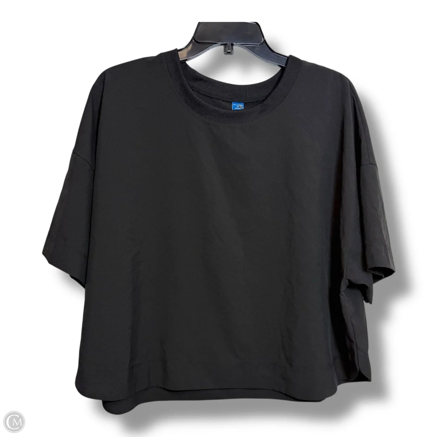 Athletic Top Short Sleeve By Old Navy In Black, Size: Xl