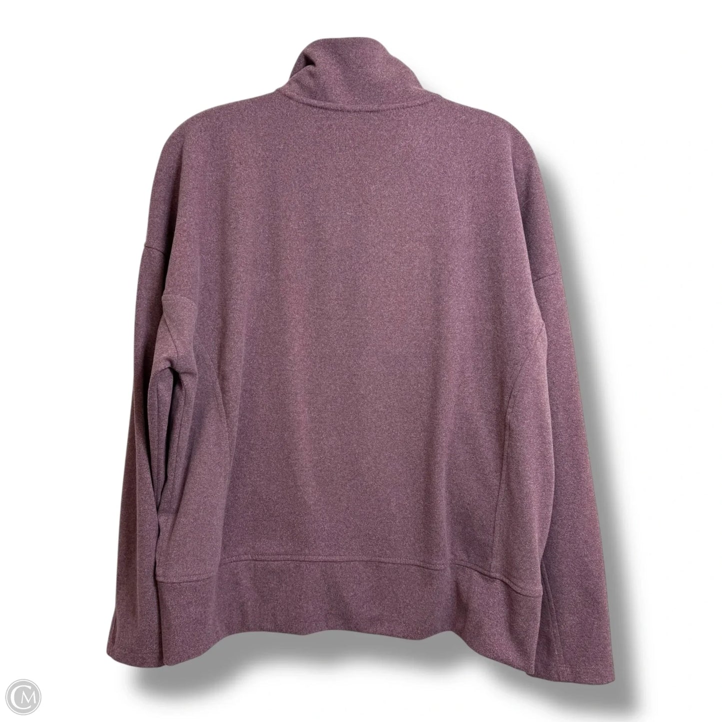 Athletic Jacket By Rbx In Maroon, Size: L