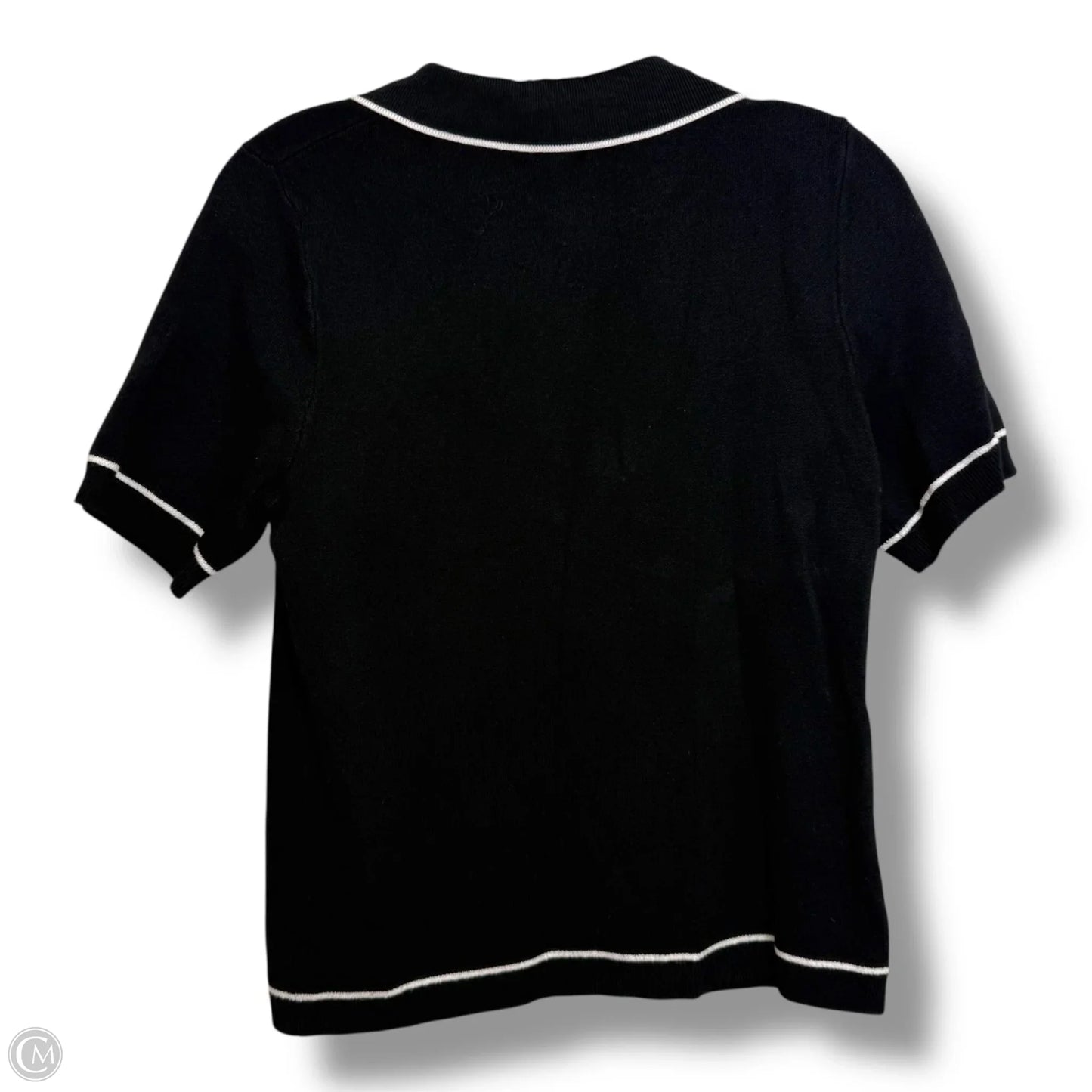 Top Short Sleeve By A New Day In Black, Size: M