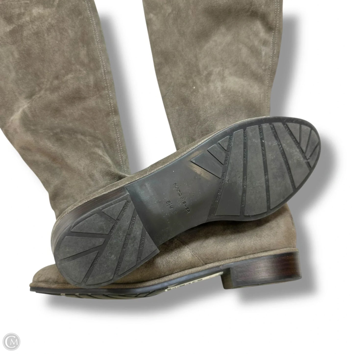 Boots Knee Flats By Marc Fisher In Tan, Size: 8.5