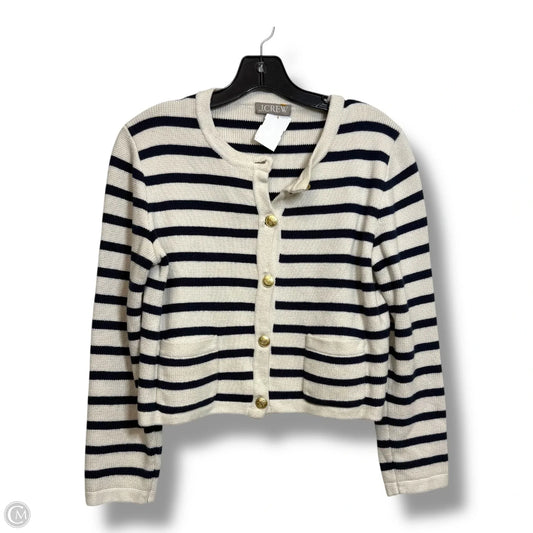 Cardigan By J. Crew In Striped Pattern, Size: S