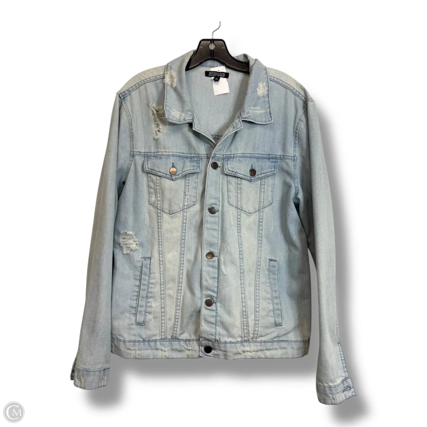 Jacket Denim By Cmf In Blue Denim, Size: M