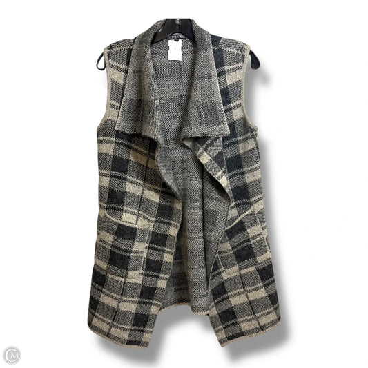 Cardigan By Cmf In Checkered Pattern, Size: M
