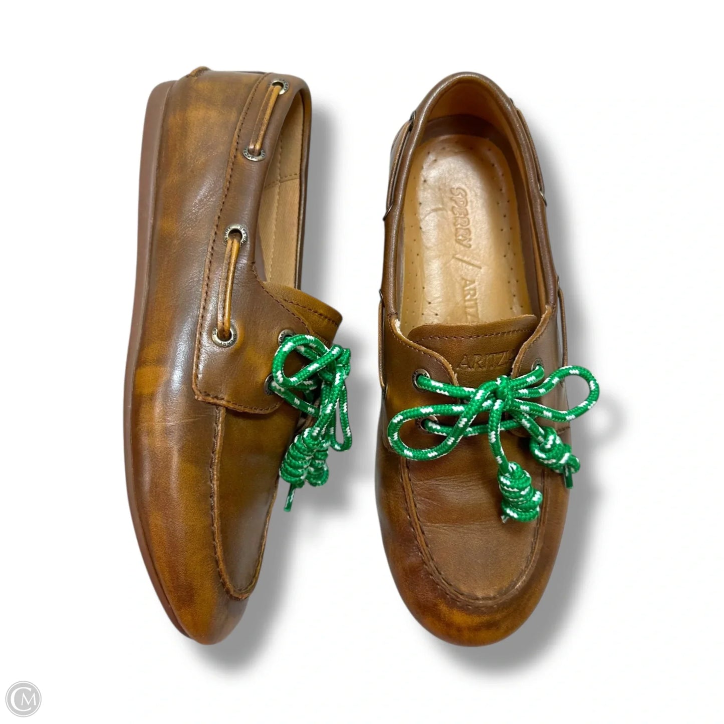 Sperry x Aritzia AO Boat Shoe - Smooth Leather By Sperry In Brown, Size: 5