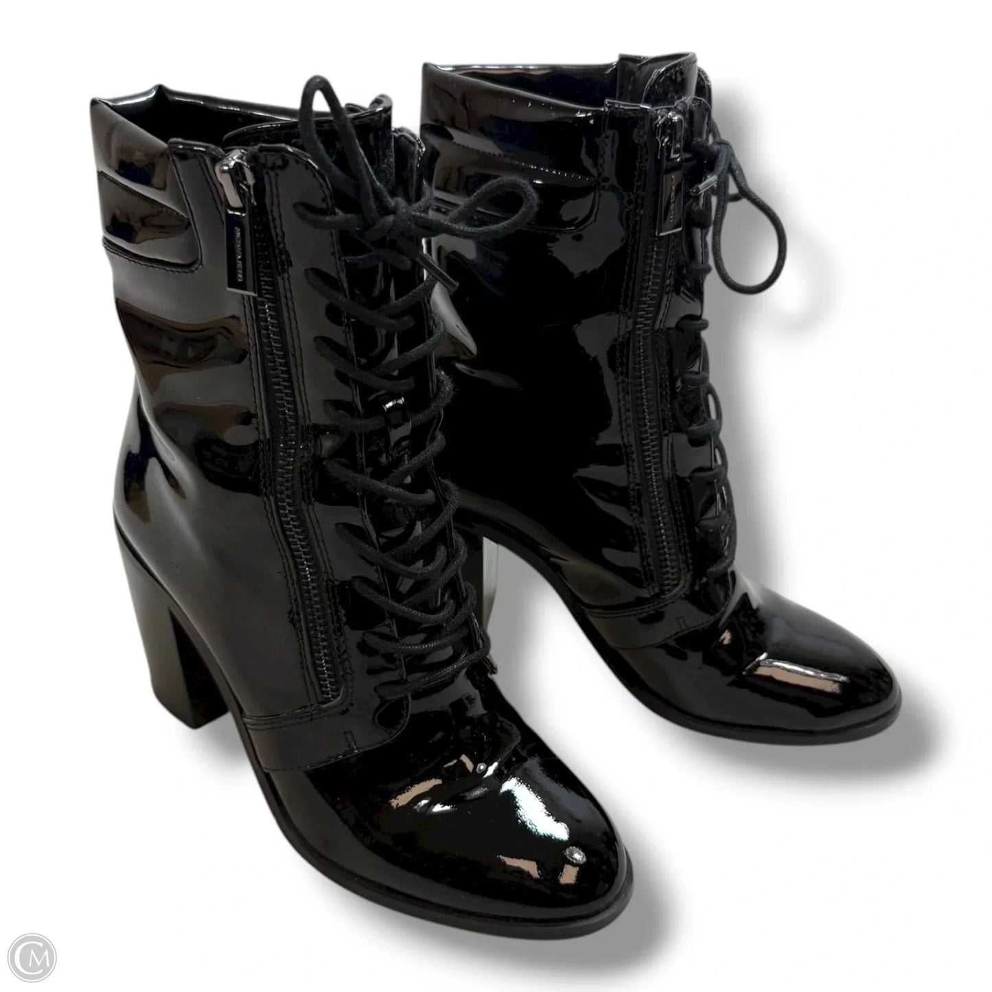 Boots Designer By Michael Kors In Black, Size: 6.5