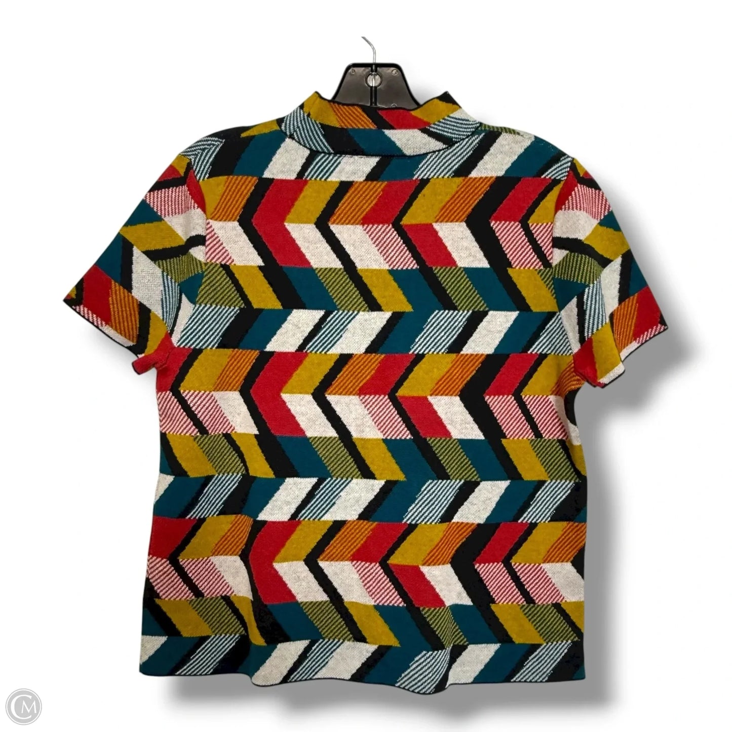 Top Short Sleeve By Maeve In Multi-colored, Size: M