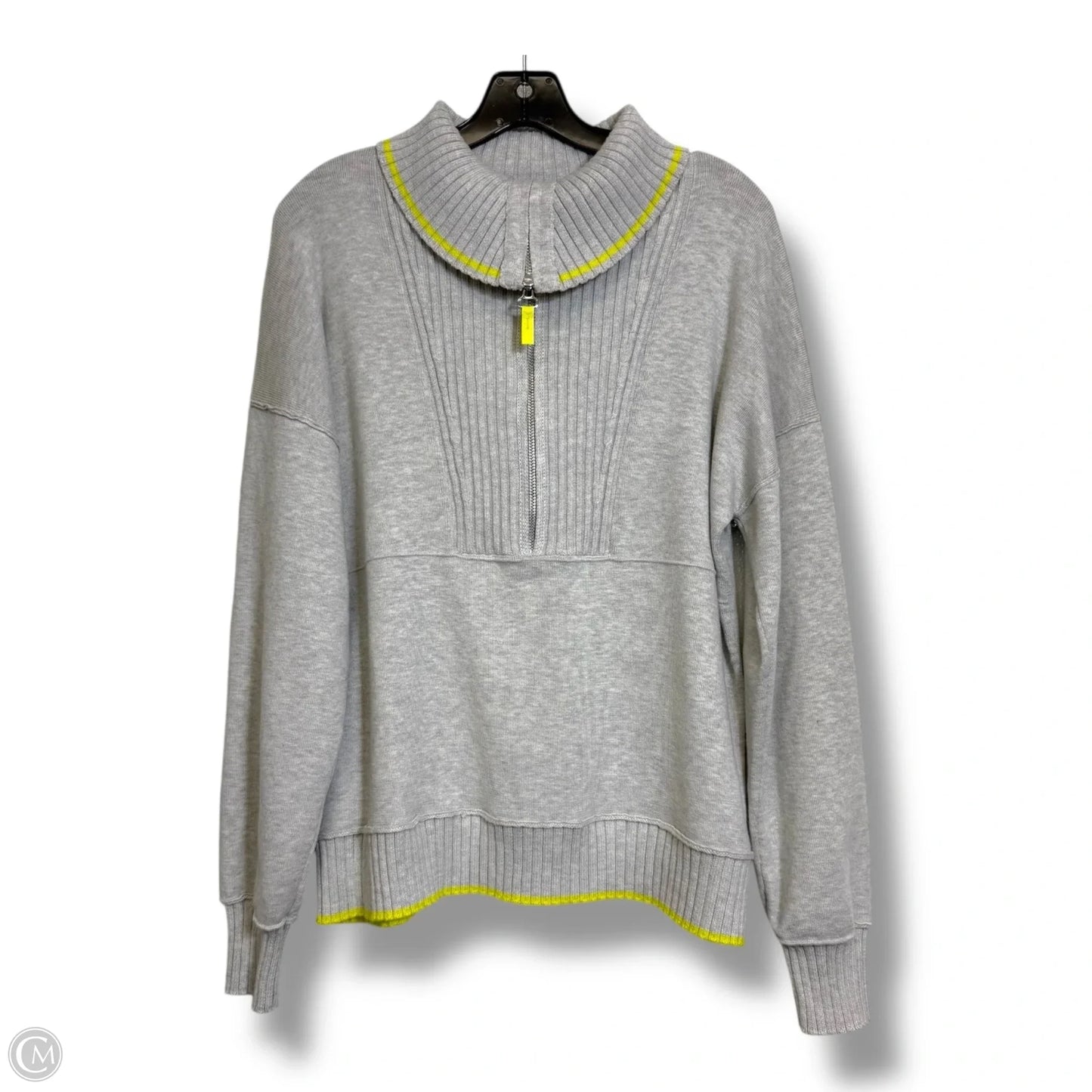 Sweater By Cynthia Rowley In Grey, Size: L