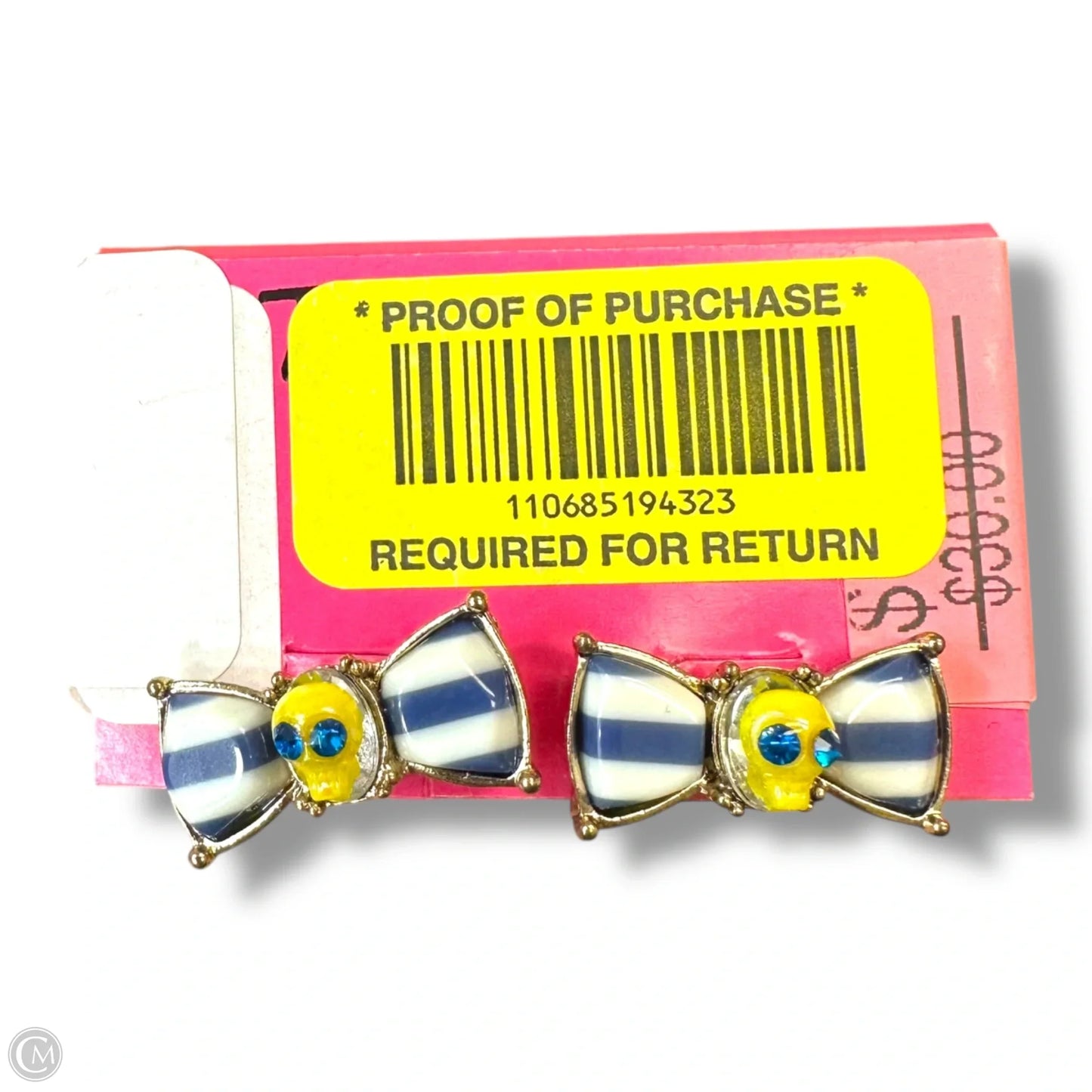 Bows Earrings Stud By Betsey Johnson